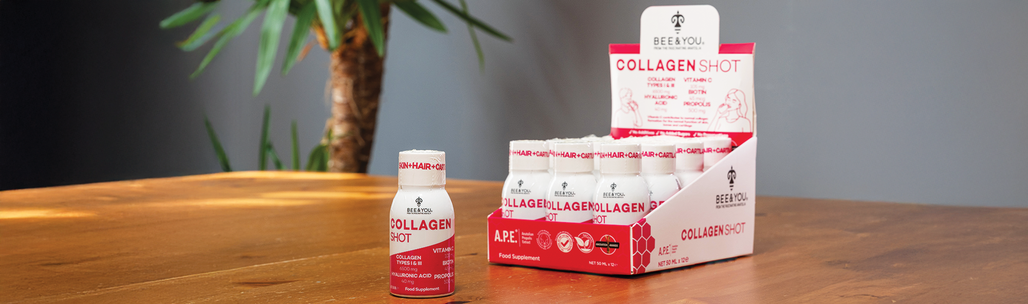 Collagen Shot: Voed je schoonheid van binnenuit met BEE&YOU