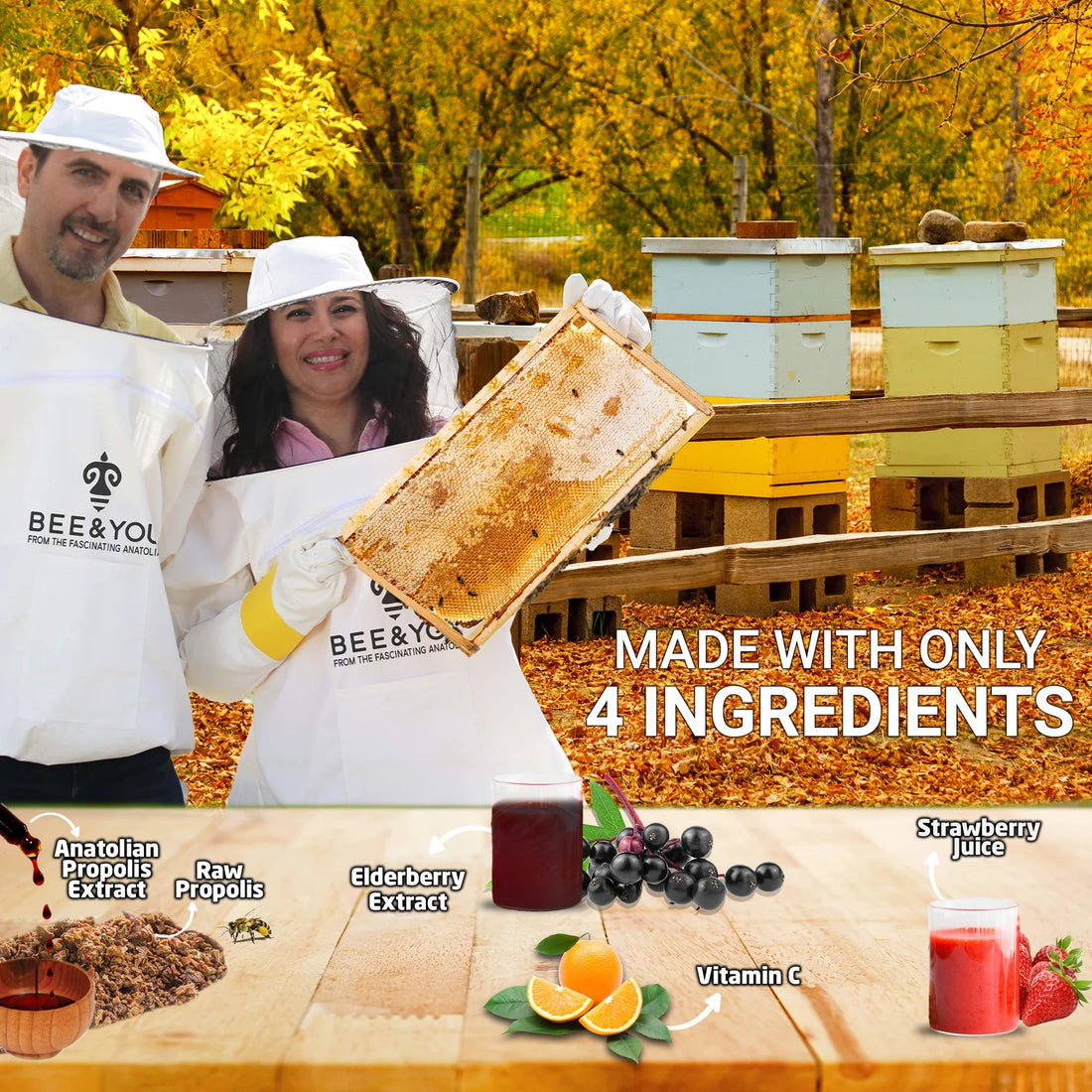 Vlierbes + Propolis Dagelijkse Keelspray voor Kinderen