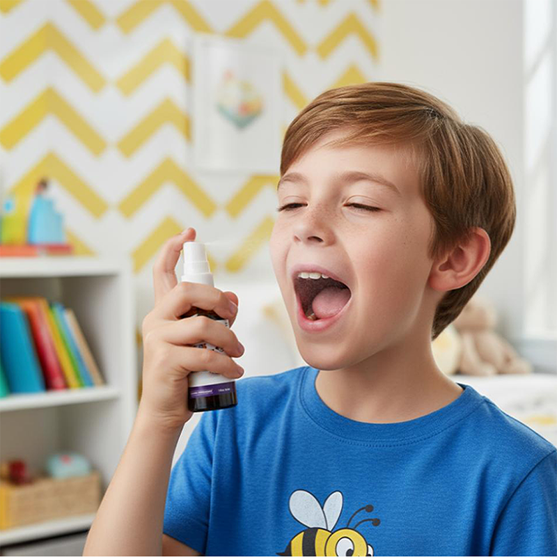 Vlierbes + Propolis Dagelijkse Keelspray voor Kinderen