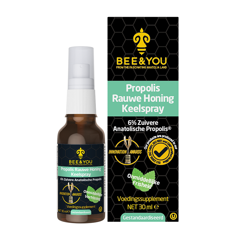 Propolis Rauwe Honing Keelspray
