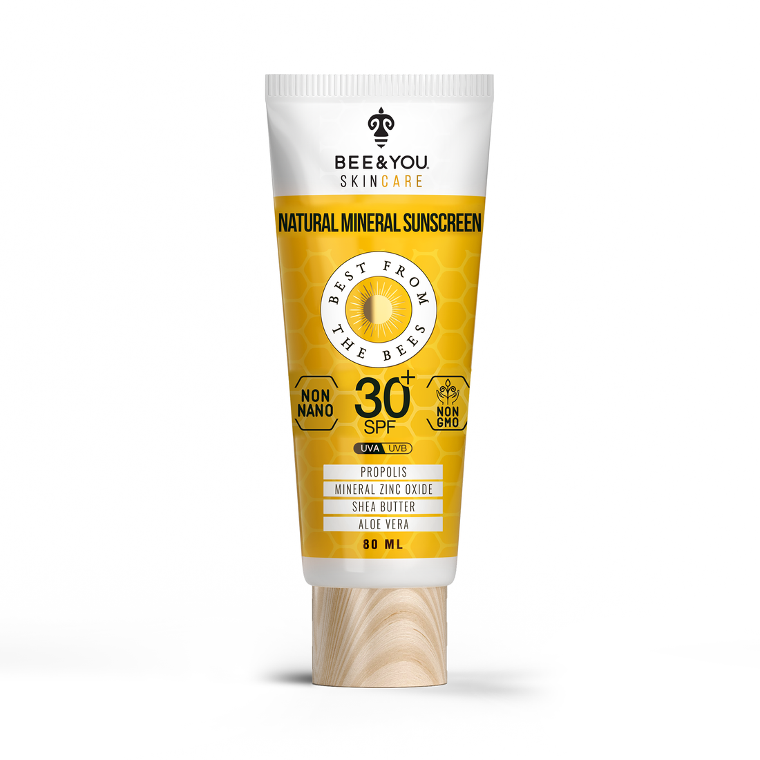 BEE&YOU Huidverzorging Natuurlijke Minerale Zonnebrand SPF 30 +