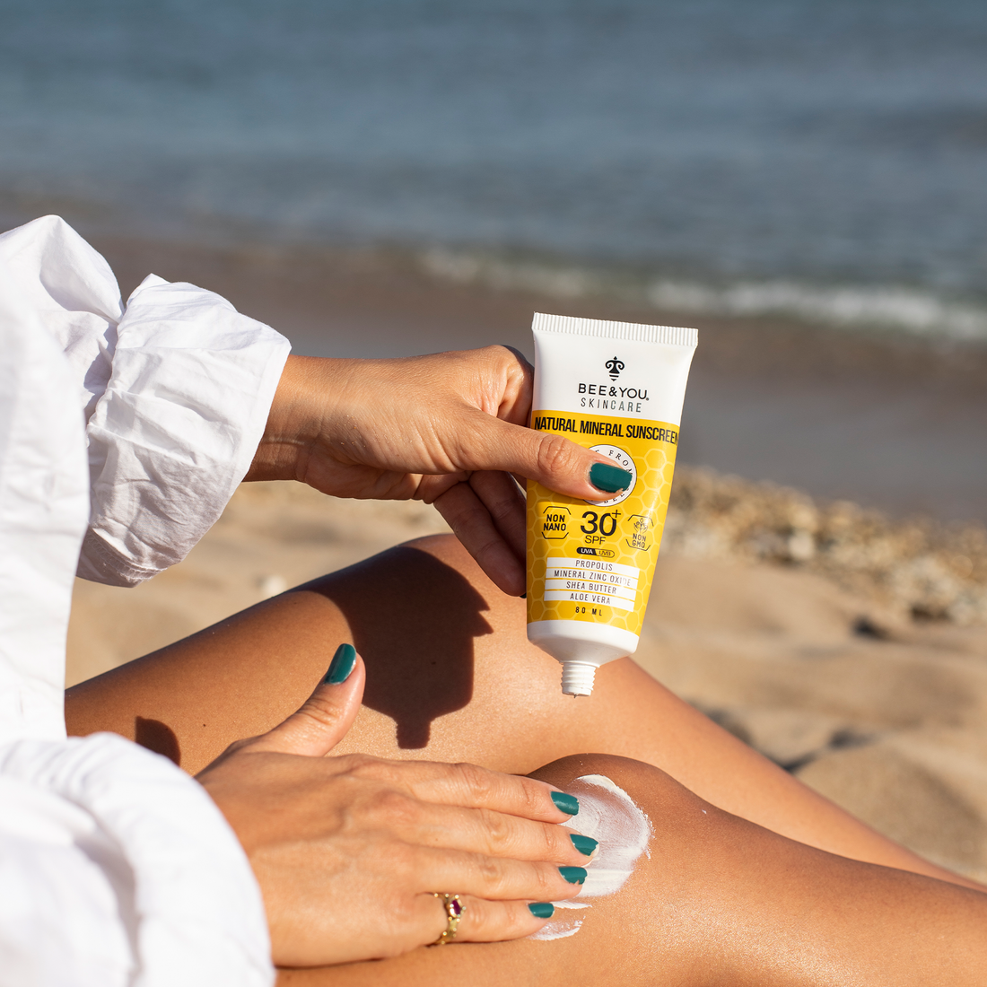 BEE&YOU Huidverzorging Natuurlijke Minerale Zonnebrand SPF 30 +